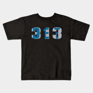 313 Detroit Kids T-Shirt